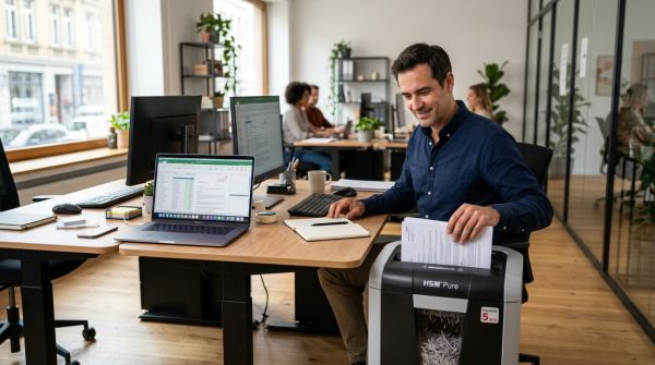HSM Pure : le broyeur performant dédié à votre bureau avec garantie 5 ans